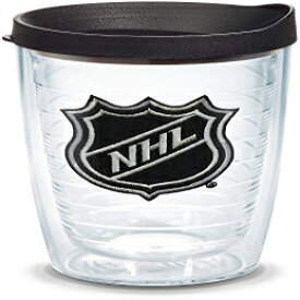 Tervis 1136062 NHL NHLロゴタンブラー、エンブレムとブラックリッド16オンス、クリア Tervis 1136062 NHL NHL Logo Tumbler with Emblem and Black Lid 16oz, Clear