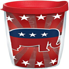 Tervis 1216005共和党の象のタンブラー、ラップと赤いふた付き16オンス、クリア Tervis 1216005 Republican Elephant Tumbler with Wrap and Red Lid 16oz, Clear