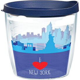 Tervis 1236669 New York-I Heart New York Skyline Tumbler with Wrap and Navy Lid 16oz、Clear Tervis 1236669 New York - I Heart New York Skyline Tumbler with Wrap and Navy Lid 16oz, Clear