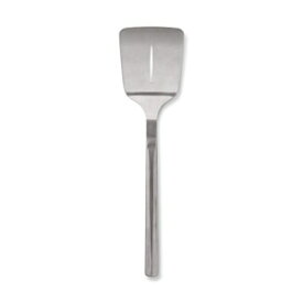 Chef'n 103-908-285つや消しステンレス鋼スロットターナー、ワンサイズ Chef'n 103-908-285 Brushed Stainless Steel Slotted Turner, One Size