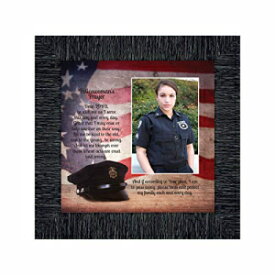 警官の祈り、女性のためのパーソナライズされたギフト警察の女性、警官へのギフト、10X10 6359CH Personally Yours Policewoman’s Prayer, Personalized Gifts for Women Police Women, Gifts for Cops, 10X10 6359CH
