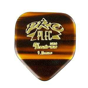 D'Andrea PRO-330 Pro Plec 1.5mm ギターピック シェル仕上げ (12 ピース、ポインテッドスクエア) D'Andrea PRO-330 Pro Plec 1.5mm Guitar Pick with Shell Finish (12 Piece, Pointed Square)