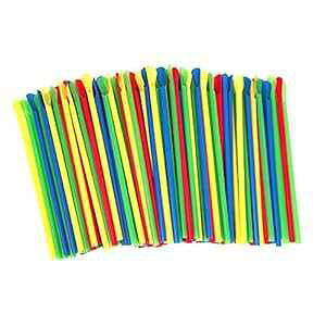 Paragon - Manufactured Fun SNO-R[Xv[Xg[A200{Alߍ킹 - ԁAAA΁A8C` Paragon - Manufactured Fun SNO-Cone Spoon Straws, 200-Count, Assorted - red, Blue, Yellow, Green, 8"