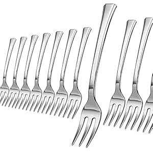 �▭�ȃv���X�`�b�N�~�j�t�H�[�N 100CT �v���~�A���i���̋␻�i�V���o�[�Ɏ������ϋv�v���X�`�b�N�e�C�X�e�B���O�f�U�[�g�t�H�[�N Exquisite Plastic Mini Forks 100CT Premium Quality Silverware Silver Look Ali