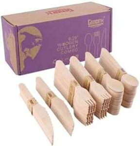 Gmark ĝĖؐJg[ 200 Zbg - 𐫐H - tH[N 80 {AXv[ 80 {AiCt 40 { - p[eB[ACxgAo[xL[AAsNjbN GM1046 Disposable Wooden Cutler