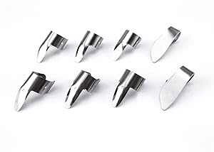 Honbay ^tBK[sbN 6  + ewsbN 2 Zbg M^[tBK[sbN M^[AENAx[Xp Honbay 6 Metal Finger Picks + 2 Thumb Picks Set Guitar Finger Picks for Guitar, Ukulele, Bass