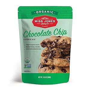 Miss Jones Baking Organic Cookie Mix, Non-GMO, Vegan-Friendly, Packed with Morsels: Sea Salt Chocolate Chip (Pack of 1)
