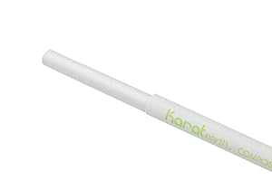 KARAT EARTH KE-C9330W 7.75�C���` �������W���C�A���g�y�[�p�[�X�g���[ (7mm) - �z���C�g (2,000�J���b�g) KARAT EARTH KE-C9330W 7.75 Paper Wrapped Giant Paper Straw (7mm) - White (2,000 ct)