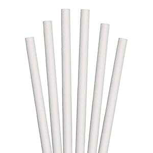 c`u^ 61500210 c`u^ 7.75 C` zCg WCAg y[p[ Xg[A2,800 Jbg Aardvark 61500210 Aardvark 7.75" White Giant Paper Straws, 2,800 ct