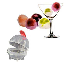 アイスボールメーカーの型-透明なプラスチック製の丸いボール型-カクテルパーティーまたは飲み物の楽しい形-4ピースセット Table Talk Ice Ball Maker Molds - Clear Plastic Round Ball Mold - Cocktail Party or Fun Shapes for Drinks - 4 Piece