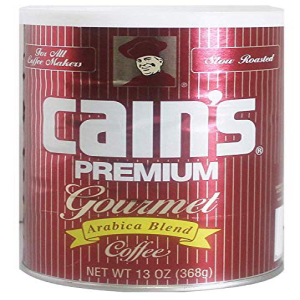 カインのプレミアムグルメアラビカブレンド-13オンス 缶 12個入り Cains Cain's Premium Gourmet Arabica Can of 13 全国どこでも送料無料 送料無料カード決済可能 Oz. Pack Blend - 12