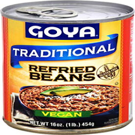 Goya Foods トラディショナル リフライド ビーンズ、16 オンス (24 個パック) Goya Foods Traditional Refried Beans, 16-Ounce (Pack of 24)