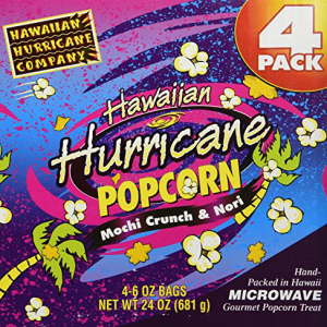 ハワイアンハリケーンマイクロ波ポップコーン4パック Hawaiian Hurricane Popcorn Hawaiian Hurricane Microwave Popcorn 4 Pack