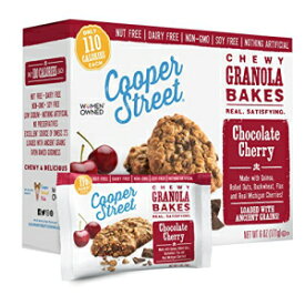 Cooper Street Cookies 噛み応えのあるグラノーラ ベイクズ チョコレート チェリー 6 オンス ボックス (3 個パック) Cooper Street Cookies Chewy Granola Bakes Chocolate Cherry 6 Ounce Boxes (Pack of 3)