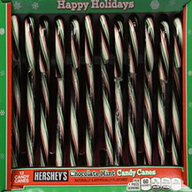 Hershey's Candy Canes - チョコレートミント - 12 個 Hershey's Candy Canes - Chocolate Mint - 12 Count