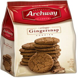 アーチウェイ クッキー、ジンジャースナップ クッキー、12 オンス Archway Cookies, Gingersnap Cookies, 12 Ounce