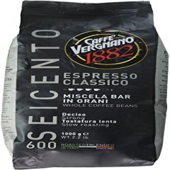 特価キャンペーン カフェヴェルニャーノエスプレッソクラシコ600ホールビーンズ 2.2ポンド Caffe Vergnano Espresso Classico 年中無休 2.2 Pound Beans 600 Whole