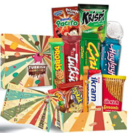 Turkish Munchies by Muekzoin Midi International Snack Box | Premium and Exotic Foreign Snacks | Unique Snack Food Gifts Included | Try Extraordinary Turkish Gourmet Snacks | Candies from Around the World to Explore