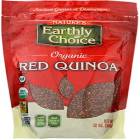 Nature's Earthly Choice オーガニック プレミアム キヌア、レッド、12 オンス Nature's Earthly Choice Organic Premium Quinoa, Red, 12 Ounce
