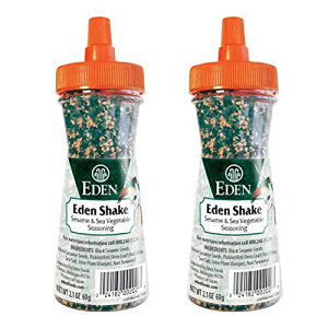 Eden Foods, Eden Shake, Sesame and Sea Vegetable Seasoning, 2.1 oz (60 g) - (Pack Of 2))