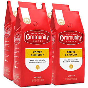2021年春の Community Coffee and Chicory Blend Medium Dark Roast of 4 Ground Bag Ounce Pack 32 ブランド激安セール会場