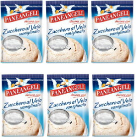 Paneangeli Zucchero Al Velo Icing Sugar with Vanilla Flavor 4.4oz 125gr, Pack of 6