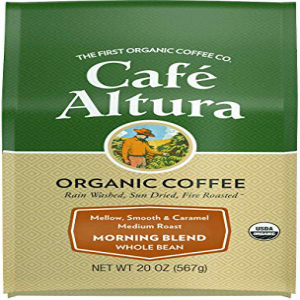 カフェアルチュラオーガニックコーヒー モーニングブレンド ホールビーン 1.25ポンド Cafe Altura Organic Morning Coffee lb Blend Whole 1.25 激安店舗 海外最新 Bean