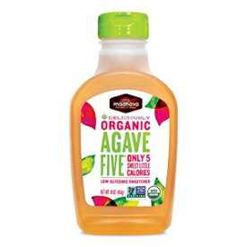 MADHAVA オーガニック アガベファイブ、16 オンス ボトル(1本入) MADHAVA Organic AgaveFIVE, 16 oz. Bottle (Pack of 1)