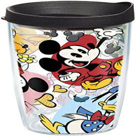 Tervis Disney - Classic Characters Tumbler with Wrap and Black Lid 16oz, Clear