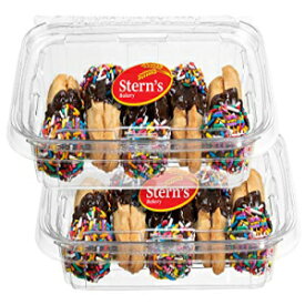 Stern's Bakery Italian Cookies | Fancy Bakery Cookies | Gourmet Cookies | Perfect for Birthdays, Holidays & all Occasions | Dairy & Nut Free | 13 oz Stern’s Bakery [2 Pack] (Italian Sandwich Cookies)