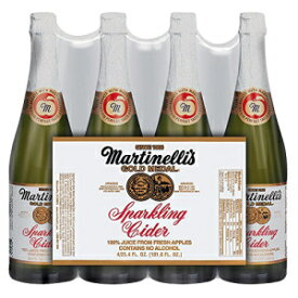 マルティネリスパークリングアップルサイダー、25.4オンスボトル、4パック Martinelli Sparkling Apple Cider, 25.4 oz.Bottles, 4 pk.