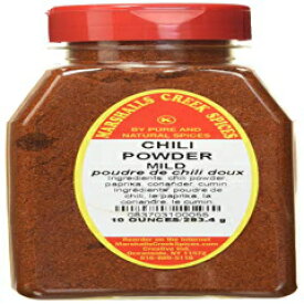 マーシャルズクリークスパイスチリパウダーマイルドシーズニング、10オンス Marshalls Creek Spices Chili Powder Mild Seasoning, 10 Ounce