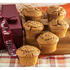 Dulcet Gift Baskets Favorite Fresh Oven Baked Pumpkin Muffins Ideal Gift Basket For Pumpkin Cravers Thankgiving-Halloween-Autumn-Fall Festivals and holiday Events with Family or work associates for Men & Women