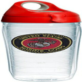 Tervis Marines - Seal Tumbler with Emblem and Red with Gray Lid 24oz Water Bottle, Clear