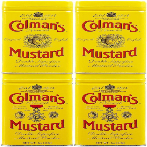コールマンズドライマスタード4オンス缶 4パック Colman's Colmans Dry Mustard 6周年記念イベントが Tins oz 4 pk スペシャルオファ