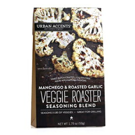 Manchego & Roasted Garlic Veggie Roaster Seasoning Blend – Vegetable Spice Mix, Urban Accents 1.25 Ounce