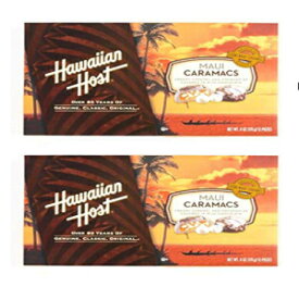 ハワイアン ホスト マウイ カラマック クリーミーなキャラメルとマカダミアをミルク チョコレートで覆ったもの。(2 (6 オンス) ボックス) Hawaiian Host Maui Caramacs Creamy Caramel and Macadamias Covered in Milk Chocolate. (2 (6 oz)