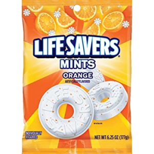 最高の品質の lifesavers LIFE SAVERS Orange Mints Hard Candy 6.25 of Pack Bag 超可爱 12 ounce