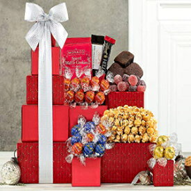 Wine Country Gift Baskets Lindt Chocolate and Sweets Gift Tower