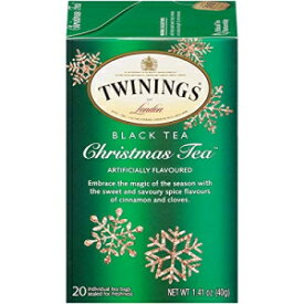 Twinings of London Christmas Black Tea Bags, 20 Count (Pack of 2)