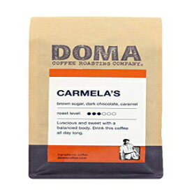 ドーマコーヒー「カルメラズ」ミディアムローストホールビーンコーヒー-12オンスバッグ GoCoffeeGo Doma Coffee "Carmela's" Medium Roasted Whole Bean Coffee - 12 Ounce Bag