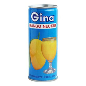 ジーナ マンゴー ネクター ジュース 8 fl oz / 240ml (30 個パック) Gina Mango Nectar Juice 8 fl oz / 240ml (Pack of 30)