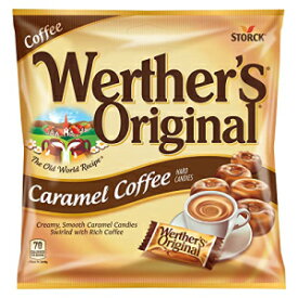 Werther's オリジナル ハード カーメル コーヒー キャンディ、2.65 オンス バッグ (12 個パック) Werther's Original Hard Carmel Coffee Candy, 2.65 Oz Bags (Pack of 12)
