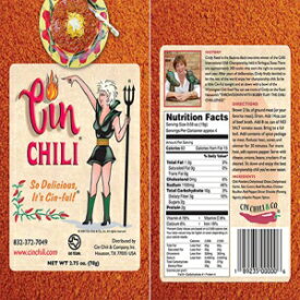 Cin Chili Mix 料理やベーキング用のおいしい Cin-ful 調味料、12 個パック Cin Chili Mix Deliciously Cin-ful Seasoning for Cooking or Baking, Pack of 12