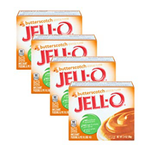Butterscotch 国内正規品 JELL-O Jello Instant 最大92%OFFクーポン Pudding Pie Oz 3.4 4-Pack Filling-