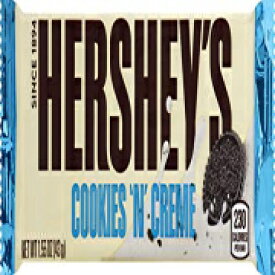 ハーシーのクッキー 'n'クリームバー（342390）1.55オンス（36パック） Hershey's Cookies 'n' Creme Bar (342390) 1.55 oz (Pack of 36)