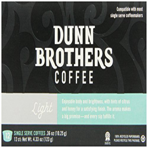 ダンブラザーのシングルサーブコーヒー ライトブレンド 12カウント 6パック 卓越 Dunn Brother's Single Serve of Coffee 売り込み Light 12 6 Pack Count Blend