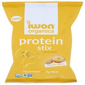 Iwon Organics、Stix Protein Sweet Dijon Plant Based Organic、5オンス Iwon Organics, Stix Protein Sweet Dijon Plant Based Organic, 5 Ounce