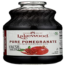 Lakewood PURE Pomegranate Juice, 32 Fl Oz  Pack of 6