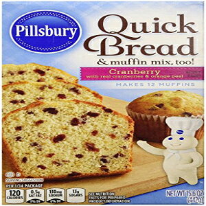 sYx[ Nx[̃NCbNubh&}tB~bNXA15.6IX Pillsbury Cranberry Flavored Quick Bread & Muffin Mix, 15.6 oz